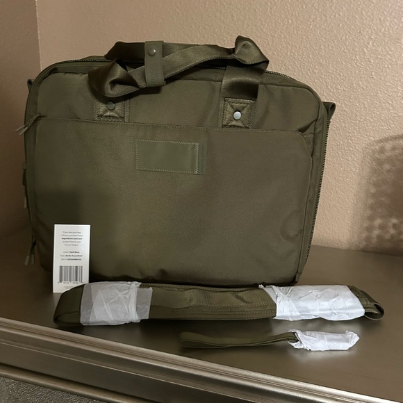 Dagne Dover Berlin Travel Brief in Dark Moss - Picture 1 of 6